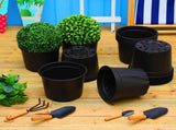 30 Pcs 3 Gallon Plant Nursery Pots Bulk Flexible Plastic Pots for Plants Thickened Soft Seed V1259-DP01-F-135