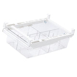 Fridge Drawer Box Transparent Multi Grids Pull Out Refrigerator Organizer for Fruit Vegetable Egg V1294-YM0901-3117240114911