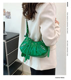 Shoulder Bags for Women, Crocodile Effect Retro Faux Leather Classic Clutch, PU Leather Bag V1370-AZ4-06748