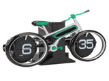 Bicycle Flip Clock Bike Shaped Flip Clock Battery Operated Retro Vintage Flip Down Desk Clock V1294-YM0901-3115240045414