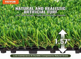 Artifical Grass Tiles Interlocking Turf Deck Set, 18 Pack - 12"x12", Synthetic Fake Grass V952-RZCP18PCS12X56GUQV0