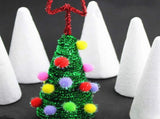 Lierteer Styrofoam Foam Cones Polystyrene for Crafts DIY Painting Triangle Tree 35cmX12.9cm V1189-LWWAL-20260327-05091