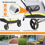 Dog Stroller w/ Rain Cover Foldable Pet Cart V178-66762