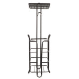 Multi Roll Tissue Holder Black for Home with Strong and Stable Structure V1366-AZ2-W-21533
