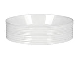 Cefito Bathroom Basin Vanity Sink Vessel Ceramic White Round Countertop 36cm CB-1054-WH