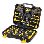 57-Piece Magnetic Screwdriver Set Slotted Phillips Bit Hex Pozidriv Torx Key Bit V465-TH010