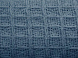 Cotton Waffle Blanket Dusk Blue Single V442-ATX-BLANKET-WAFFLE-DUSKBLUE-SB