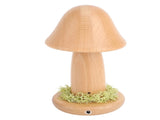Mushroom Lamp Rechargeable Stepless Dimmable 3 Color Temperature Cordless Solid Wood 150&deg Rotatable V1294-YM0901-3119240147411