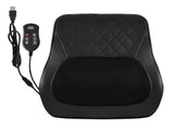 Livemor Back Massager with Heat and Traction, Neck and Shoulder Massage Pillow, Ergonomic Backrest BACK-MASSAGER-TRA-BK