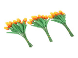 30pcs Artificial Tulips Flowers Innovative Simulation Hand Crafted PU Fake Tulips for Home Wedding V1294-YM0706-3115230083611