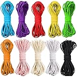 2mm Elastic Cord 10 Colours x 10 Meters Stretchy Nylon Thread for Jewellery Making Bracelets V1258-DP02-BOL-1