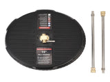 15 Inch Pressure Washer Surface Cleaner 3600PSI Working Pressure 1/4 Inch Quick Plug with 2 V1294-YM0901-3111240004511