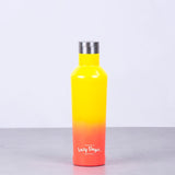 Lazy Dayz Spartan Drink Bottle 480ml - Yellow Peach Ombre V915-LD0105-YO