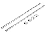 Linear Guide Rail Set, SBR20 1500mm, 2 PCS 59 in/1500 mm SBR20 Guide Rails and 4 PCS SBR20UU Slide V952-ZXDGSBR20MM15WNLNV0