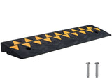 Rubber Curb Ramp 9.4 cm Rise Height Sidewalk Curb Ramp, 25 cm Width 100 cm Length Driveway Ramp for V952-SJDLYPDGB139420KPV0