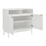 Sarantino Eleni 2-Door Sideboard - White TBL-751-00-WHT