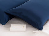 MULBERRY SILK PILLOW CASE TWIN PACK - SIZE 51X76CM - NAVY ABM-204370