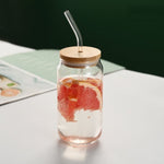 Gominimo 16Oz 12pcs Mason Jar Drinking Glass with Lid and Straw Tumbler Cup Can V227-3720262008171