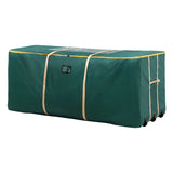 Jingle Jollys Christmas Tree Storage Bag Up to 10ft Visible Handle Wheels Green XM-TR-BAG-3ROLLER-GR