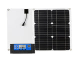 18W 12V Solar Panel Kit Off Grid Monocrystalline Module with Solar Charge Controller SAE Connection V1294-YM0901-H33745-1