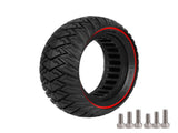 10-inch 10*3 off-road solid tire 25580 non-slip explosion-proof tire 80/65-6 airless honeycomb tire V1188-CE34-000092