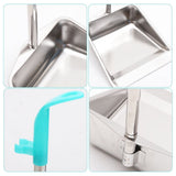 Home Cleaning Dustpan with Handle, Stainless Steel Design for Easy Dust and Debris Collection V1192-AZ-W-26832