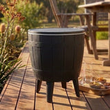Black Ice Bucket Table V264-OTF-542PP-BLK-NA-1