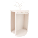 Countertop Corner Storage Cabinet PP 360&deg Rotating Dust Proof Corner Storage Rack for Bathroom V1294-YM0901-3118240207411