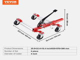 Wheel Dolly, Max Capacity 1500 Lbs Car Dolly, Car Jack Dolly Lifter with 360&deg Rotatable Wheels, V952-ZHSKU00000000000101