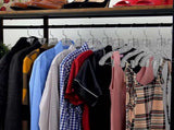 Clothes with Clips Plastic Set of 12 Pack Heavy Duty Dresses, T-Shirts Shirt Suit V1258-DP02-WO-54