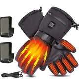 Rechargeable Heated Mittens Gloves with 4000mAh Lithium Battery, 3 Temperature Settings 30-45&degC, V1189-LC-DG-00060