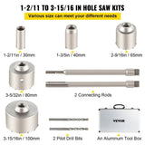 VEVOR Concrete Hole Saw Kit Wall Hole Opener 30-100mm SDS Plus or SDS Max Shank V952-HNTKJTZYCJB121PA7V0