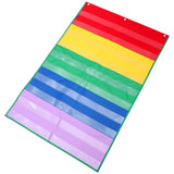 Multi-Color PVC Pocket Chart Organizer for Classroom, Office, and Home Use - and Versatile Storage V1366-AZ2-W-12060