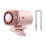 Car Clip on Air Conditioner Fan with LED Display, 360&deg Rotation, 199 Speed USB Rechargeable Cooling V1370-AZ4-12412