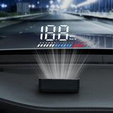 Giantz Universal Car Digital GPS Speedometer OBDHeads Up Display Overspeed Warning Alarm CAR-SPOMR-HUD-90MM-OBD-BK