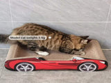 Bestselling Red Racing Car Cat Scratcher Bed Corrugated Cardboard Durable Cat Bed Scratcher V1232-HCMZQ001