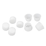 100 Set Hydroponic Grow Baskets Sponges Circular Planting Baskets Plant Growth Sponges White V1294-YM0703-3111230094812