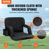 VEVOR Stadium Seat with Back Support, Wide Bleacher Seat Backs, Folding Padded Cushion Stadium V952-XYTYGZYHMD2PW792SV0