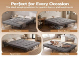 Giselle Double Folding Bed with Mattress Metal Frame Guest Bed 15cm Foam Foldable FOAM-MFM-BF-CDF-D
