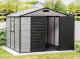 Giantz Garden Shed Sheds Outdoor Storage 2.15x2.14M Tool Workshop House Shelter SHED-GAB-P-7X7-GR-ABC