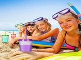 Color Changing Tumbler Cups with Lids Straws - 7 Pack Reusable Bulk Tumblers with Straws for Cold V1192-AZ-W-17611