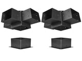 Pergola Bracket Kit, 6x6 Inch , 2 Pcs 4-Way Heavy Duty Corner Bracket V952-LPJJTZST4PCS2K9OO002V0