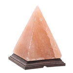 12V 12W Pyramid Himalayan Pink Salt Lamp Carved Rock Crystal Light Bulb On/Off V238-SUPDZ-32752412426320