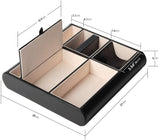 Valet Tray Leather Multi Catch Storage Box for Accessories, Keys, Phone, Wallet, Coin, V178-15468