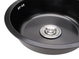 Undermount Small Kitchen Sink Professional Nano Black Stainless Steel Single Bowl Kitchen Bar Sink V1294-YM0901-3118240116211