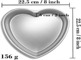 Heart-shaped baking tins - Aluminum baking tins - Valentine's Day, weddings, birthdays, etc. V1188-ZXY-10776