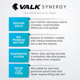 VALK Synergy 7 MkII 500W Electric Scooter 15Ah 37V Battery Foldable E-Scooter Adult Ride On V219-TRNESCVAS7Y