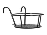 Hanging Railings Planter Containers Outdoor Plant Stand Over The Rail Flower Pot Holder for Patio V1294-YM0901-3117210136311