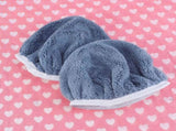 Ortofally 5 PCS Car Polishing Waxing Coral Fleece Bonnets Pads - 9-10 inch Grey V1189-LWWAL-20260327-03356