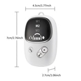 White Handheld CES Sleep Aid Device with Ear Clip - Dual Mode Microcurrent Relaxation, 3 Intensity V888-ELOSUNG53637